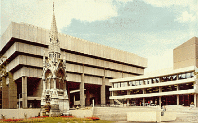 The leader of the opposition opened the new Birmingham Central Library. He went on to become Prime Minister, who is he?