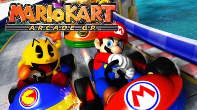 Pac-Man aparece como personaje en el videojuego Mario Kart Arcade GP