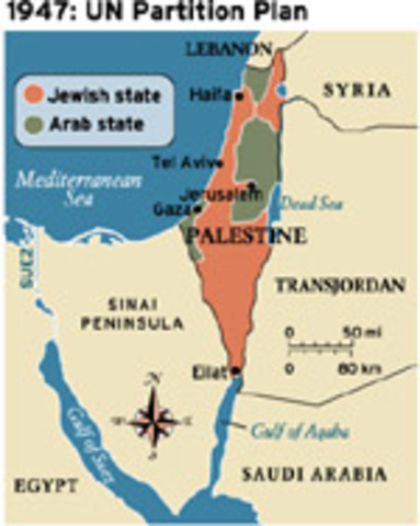 Jews take Half of Arab State