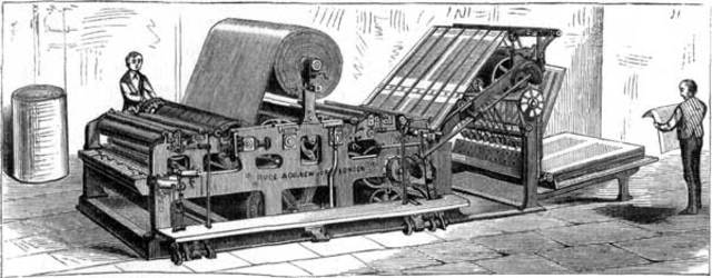 Invention of printing press