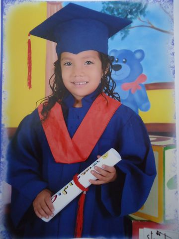 family went to see the graduation of my sister sofia