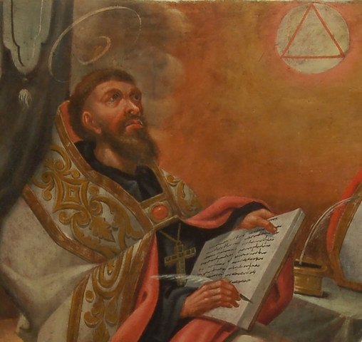 San Agustin publica las "Confesiones" y  "De Trinitate" (15 libros, concluida en el 416).