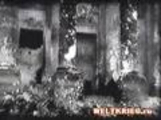 Footage of  world war