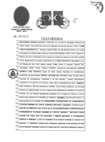 Las hermanas constituyen Incorsa