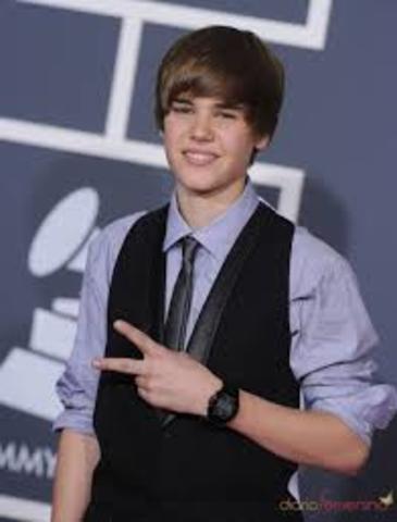Justin Bieber At The 52nd Grammy's.