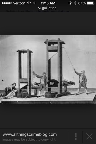 Invention of the guillotine