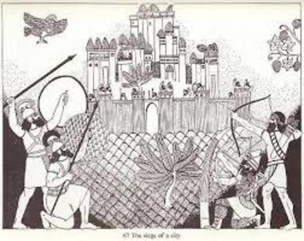 Assyrians overrun Israel