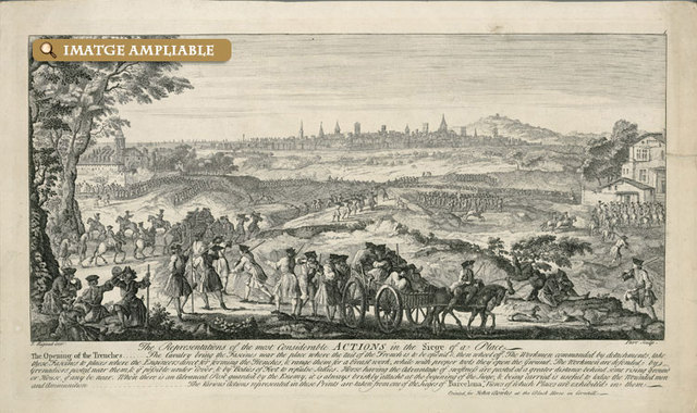 Inici del setge de Barcelona