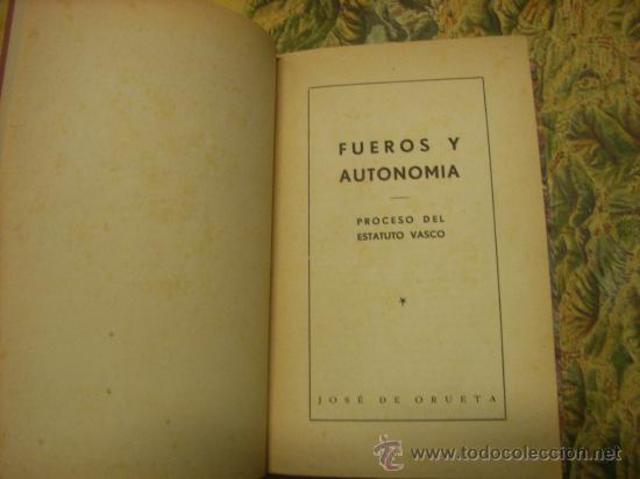 País Vasco pierde sus fueros (leyes antiguas)