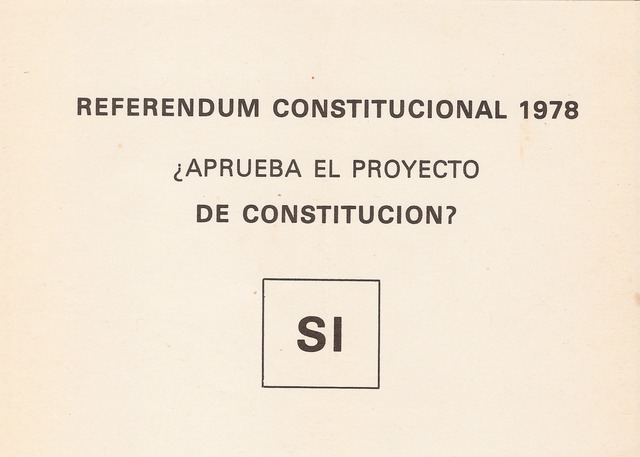 43% de vascos abstiene de votar en el referéndum de la Constitución de 1978