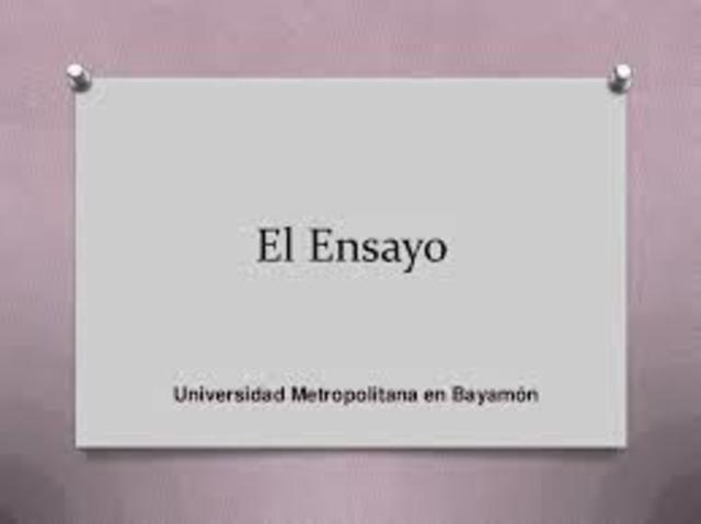 Entrega de ensayos impresos