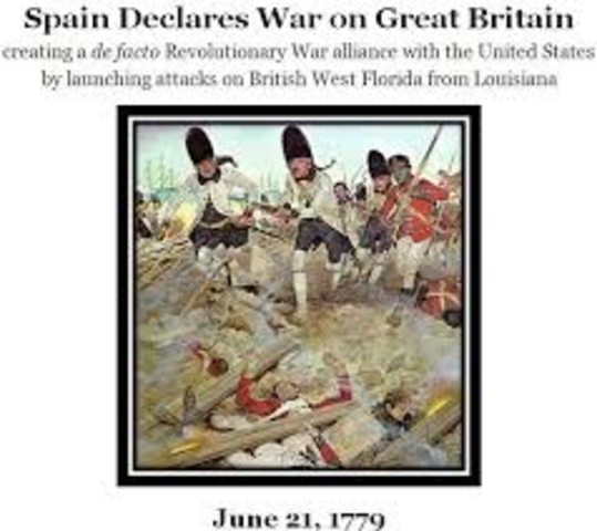 Spain declares war
