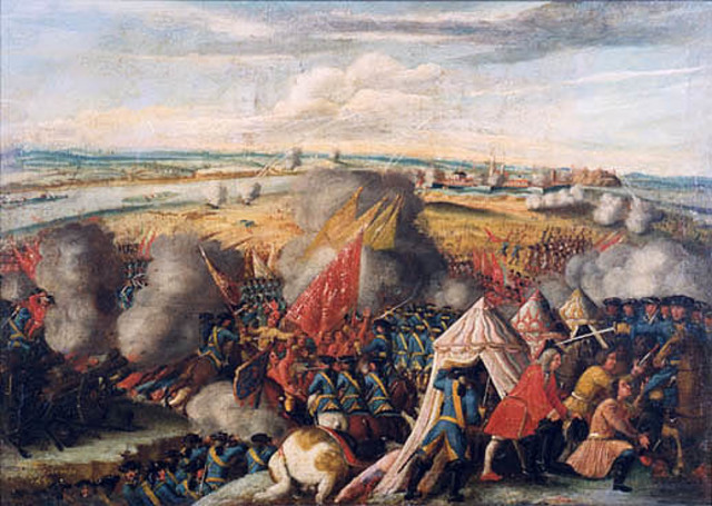 Поражение русских войск под Нарвой.