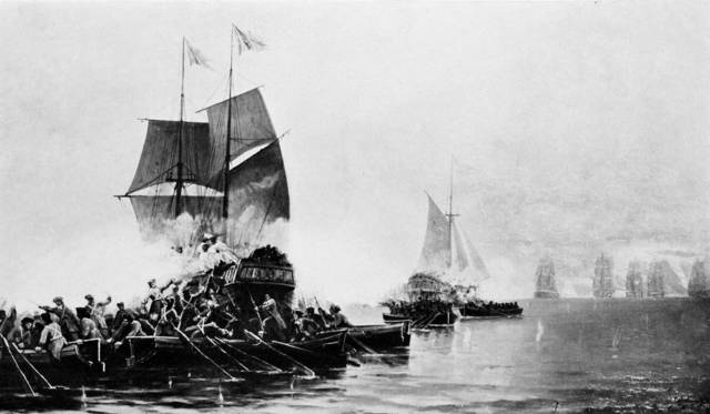 Первая морская победа Петра