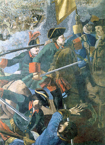 Разгром Шведов под полтавой