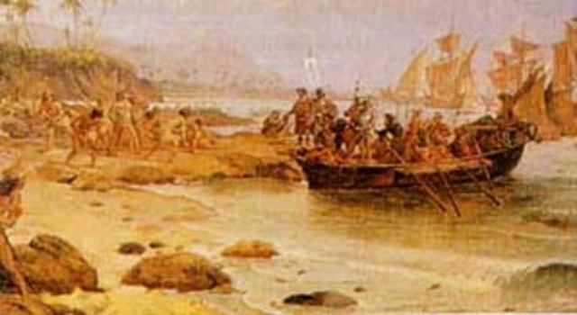 Na viagem à Índia - descoberta oficial do Brasil