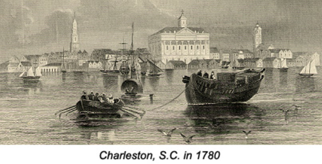 British capture Charleston, SC
