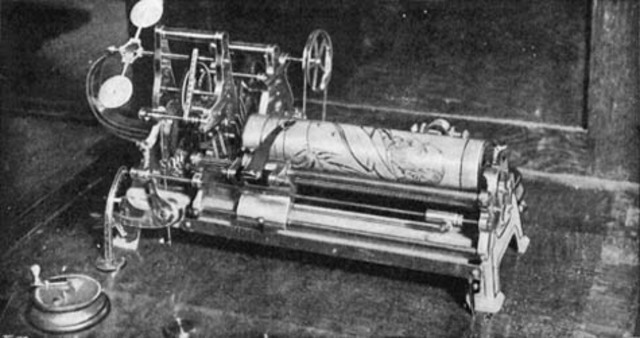 The first fax machine was invented.