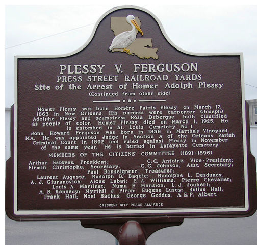 Homer A. Plessy is Arrested