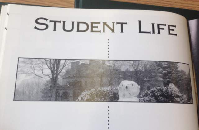 Through Senior Garden at Old Main