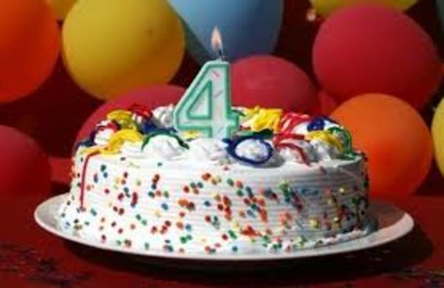 My 4th Birthday!