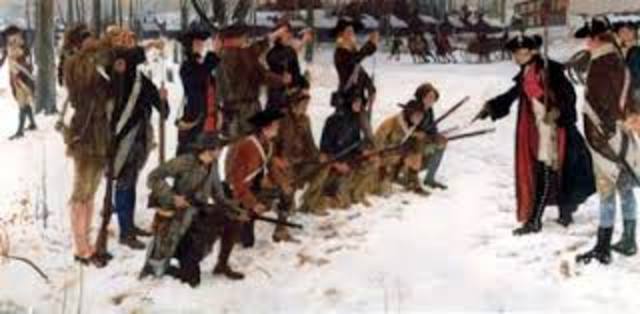 Domestic Event: Baron Friedrich von Steuben Training at Valley Forge