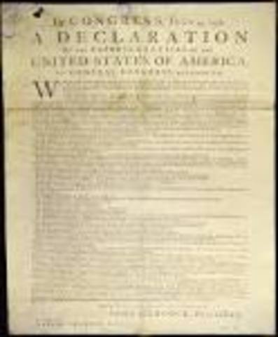 Congress Signs Declaration of Independence