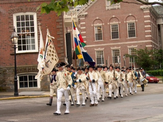 French troops arrive in Newport, RI