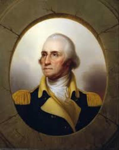 George Washington named Commander in Chief