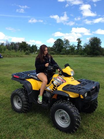 Riding at my grandpas