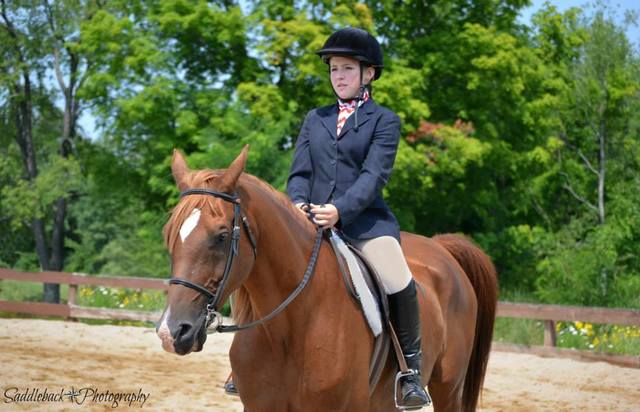 My first horse show with Edmund