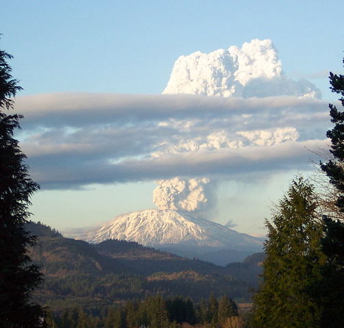 Mt. St. Helens eruption