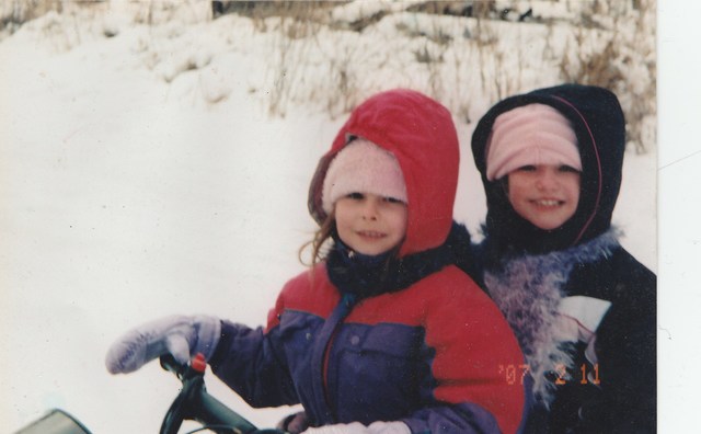 First Time Snowmobiling.