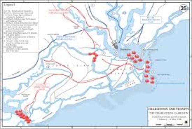 British Capture of Charleston
