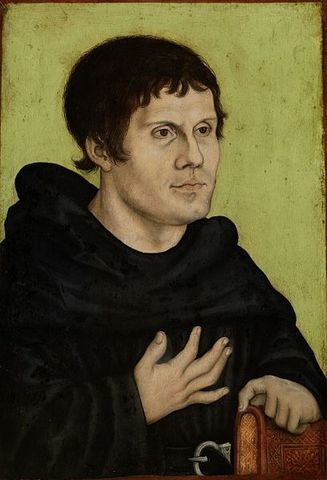 Martin Luther Enters Erfurt's Monastary