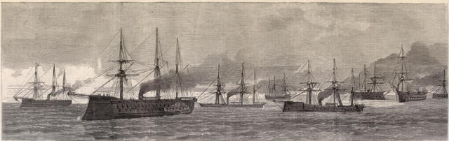 Fench fleet arrives at Chesapeake