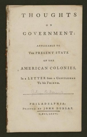 Thoughts on government