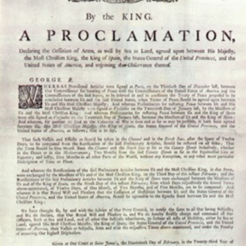 The Treaty of Paris is Signed