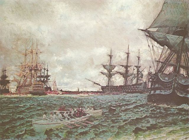 British troops leave New York City