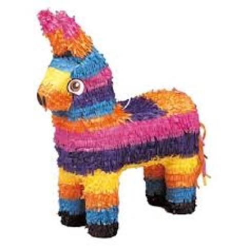 I had a big piñata for my birth day party