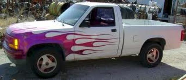 Racing around the house.