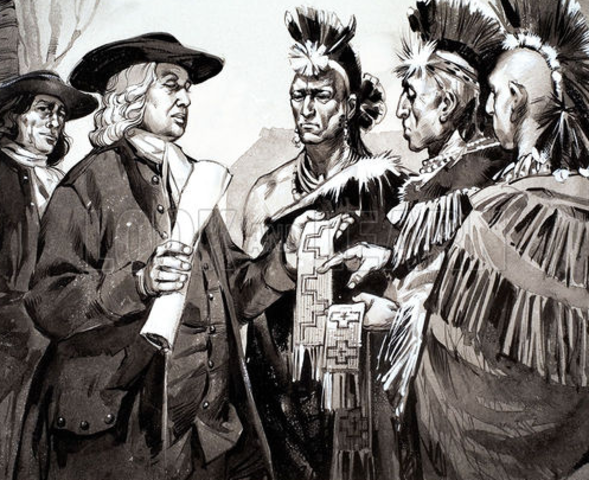 Native Americns take sides