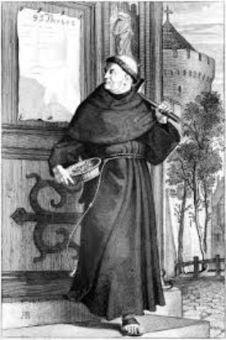 Martin Luther posts 95 Theses