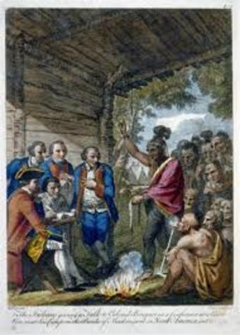 The iroquois playing with the french and british people remained not to be attacked for a while.