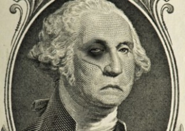 George washington showing the french whos boss