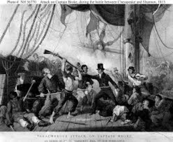 The attack on Chesapeake