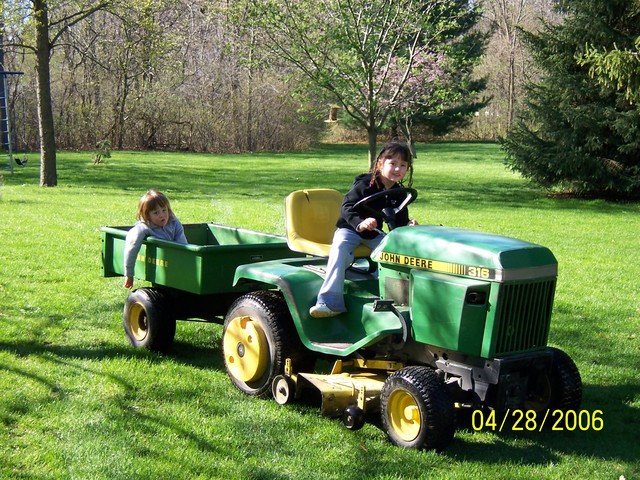 First tractor ride