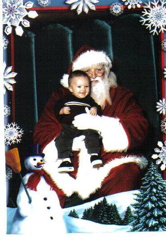 First Visit To Santa