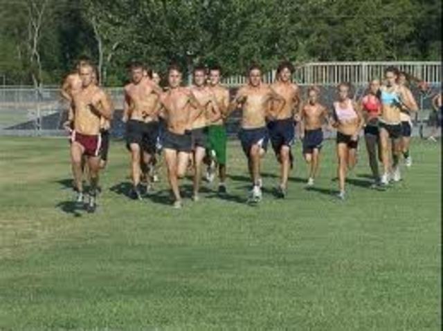 First Cross Country practice