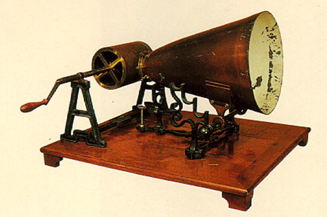 Leon Scott de Martinville's phonautograph